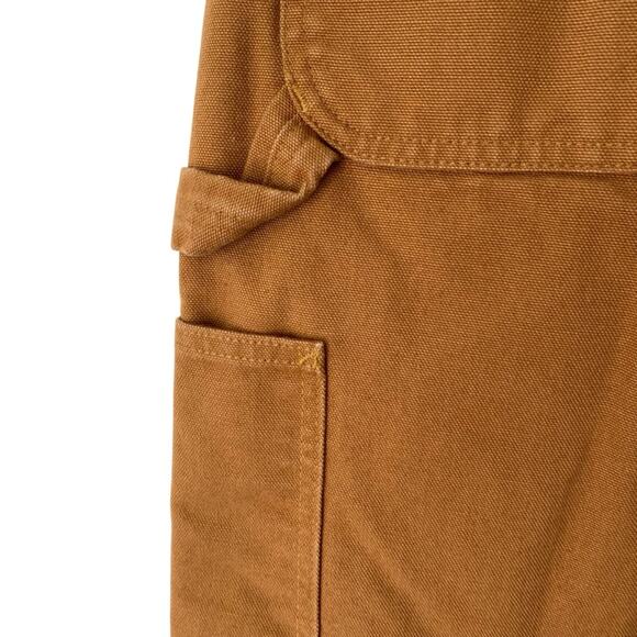 Carhartt Loose Original Fit Brown Flannel Lined Work Pants size 31x30 - Picture 5 of 8